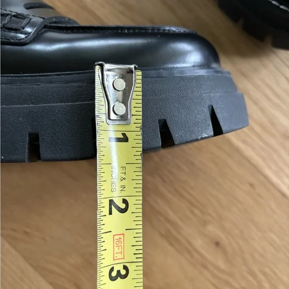 J/Slides black lug sole loafers Size 8.5 - Picture 8 of 11